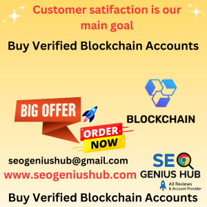 Buy Verified Blockchain Accounts